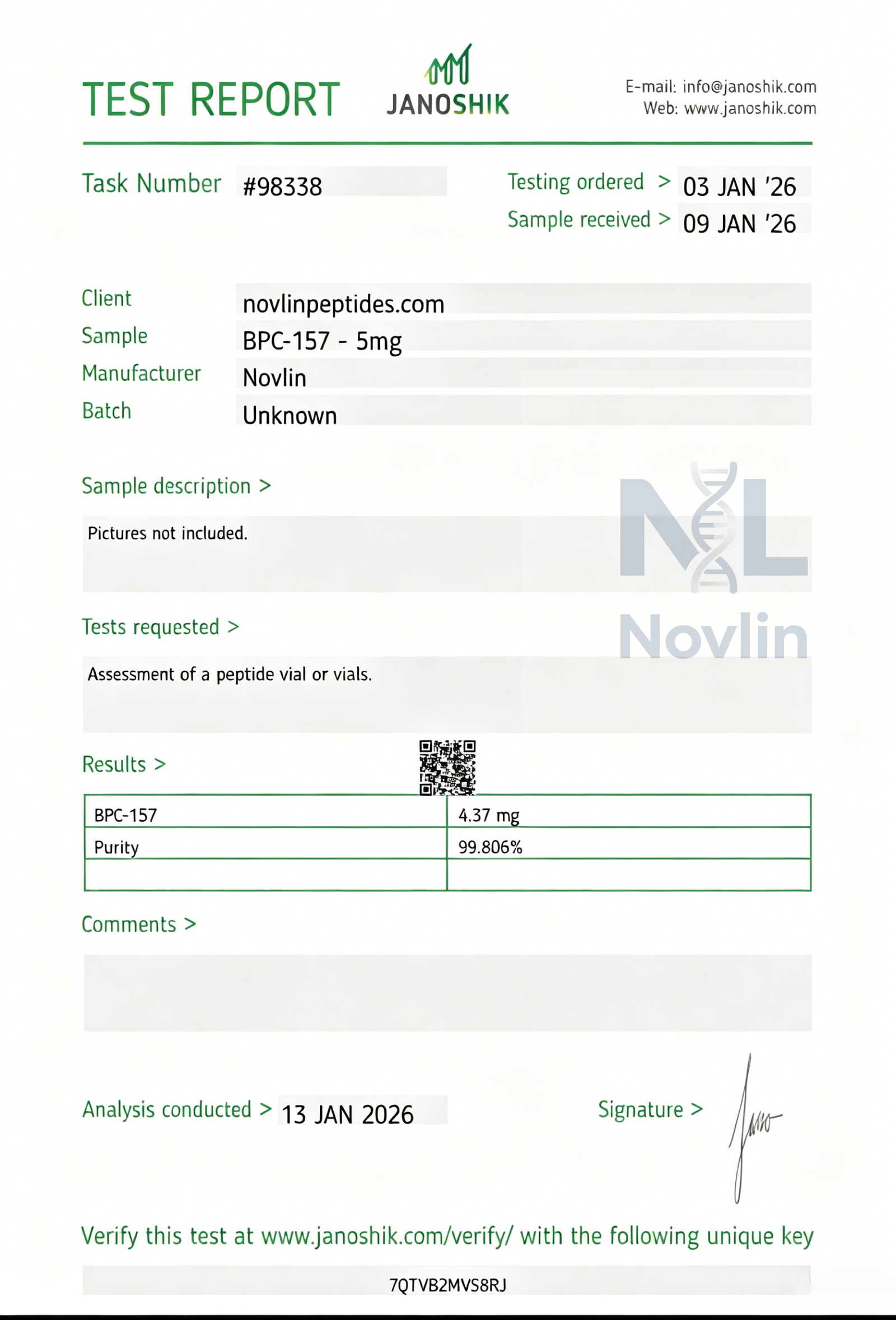 COA Certificate 10