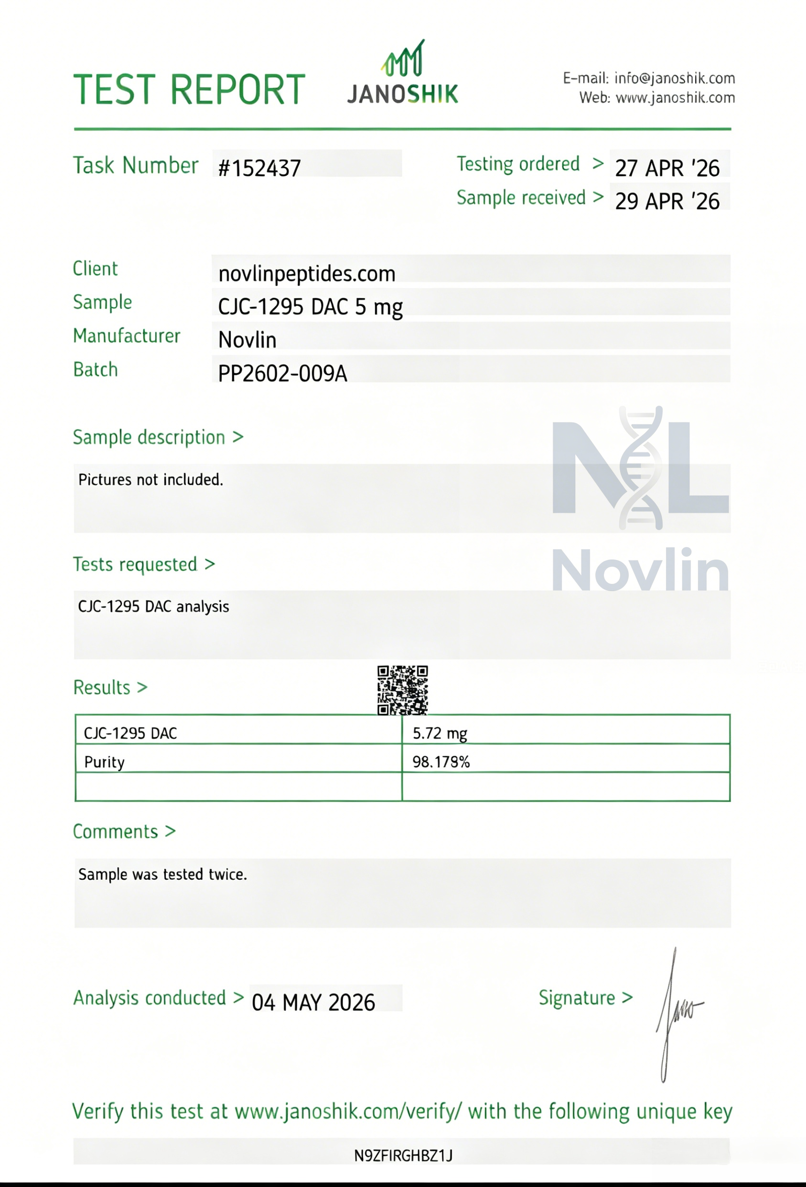 COA Certificate 14