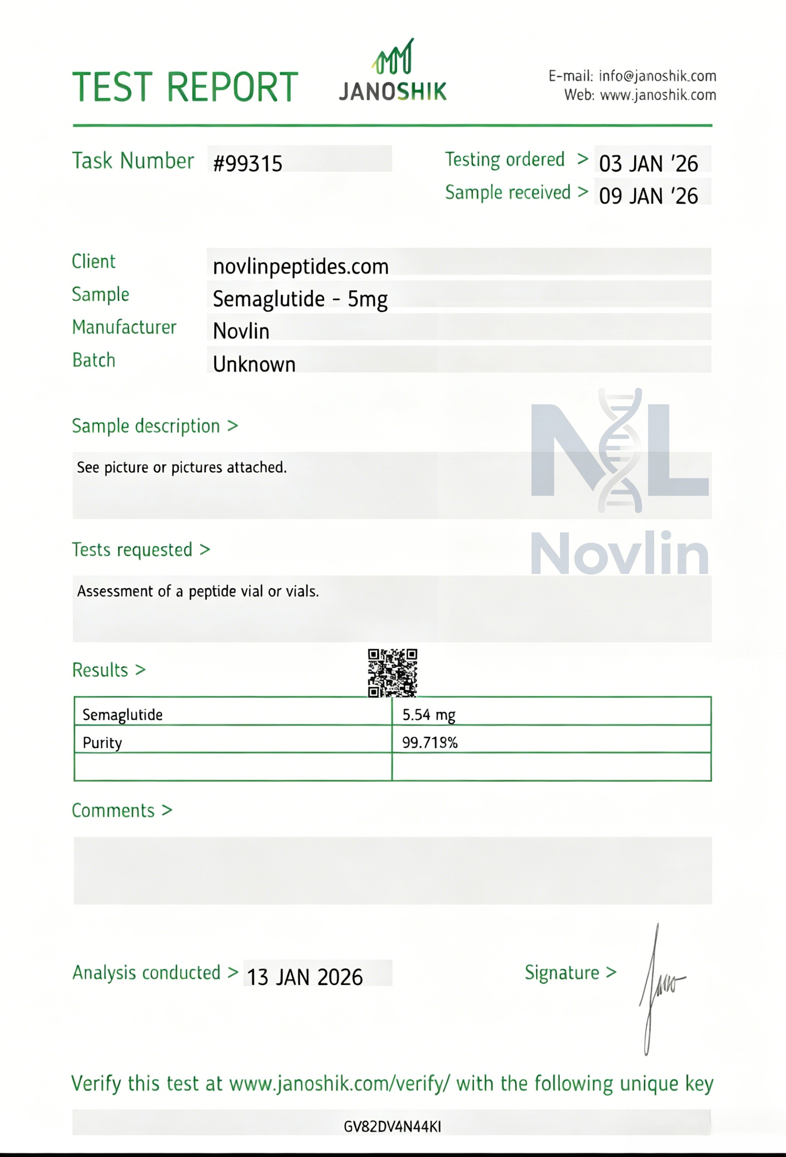 COA Certificate 18