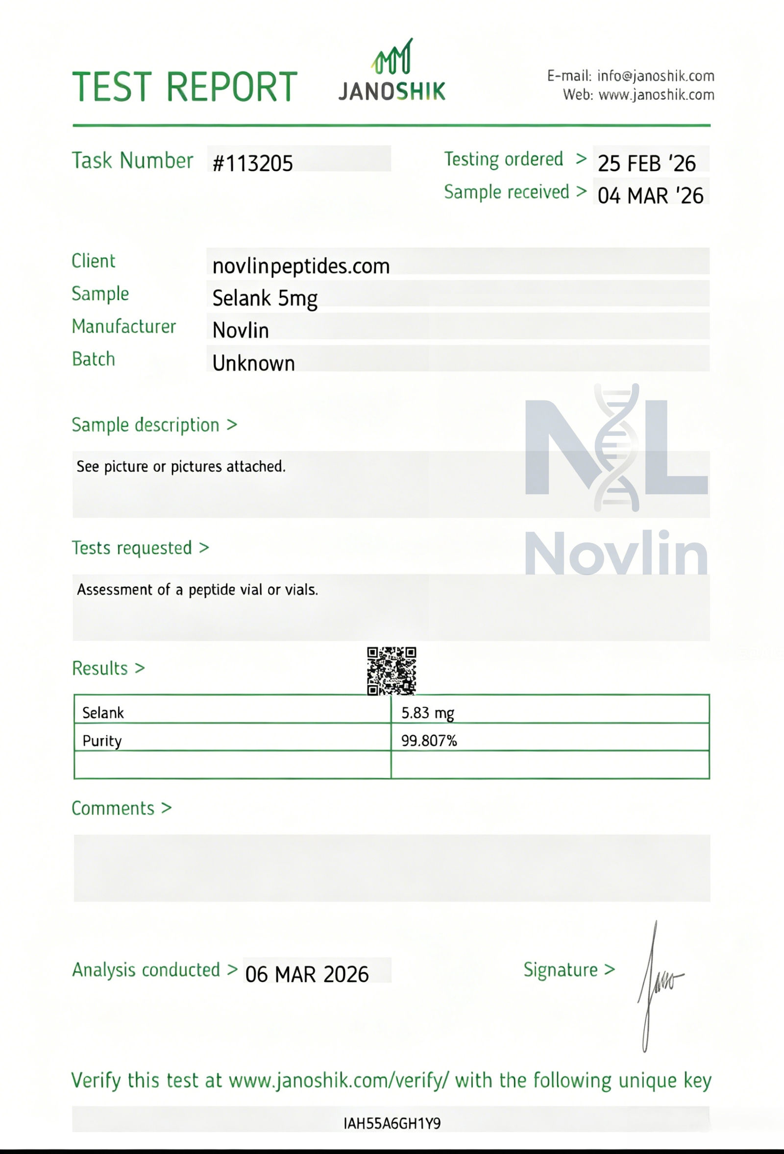 COA Certificate 21