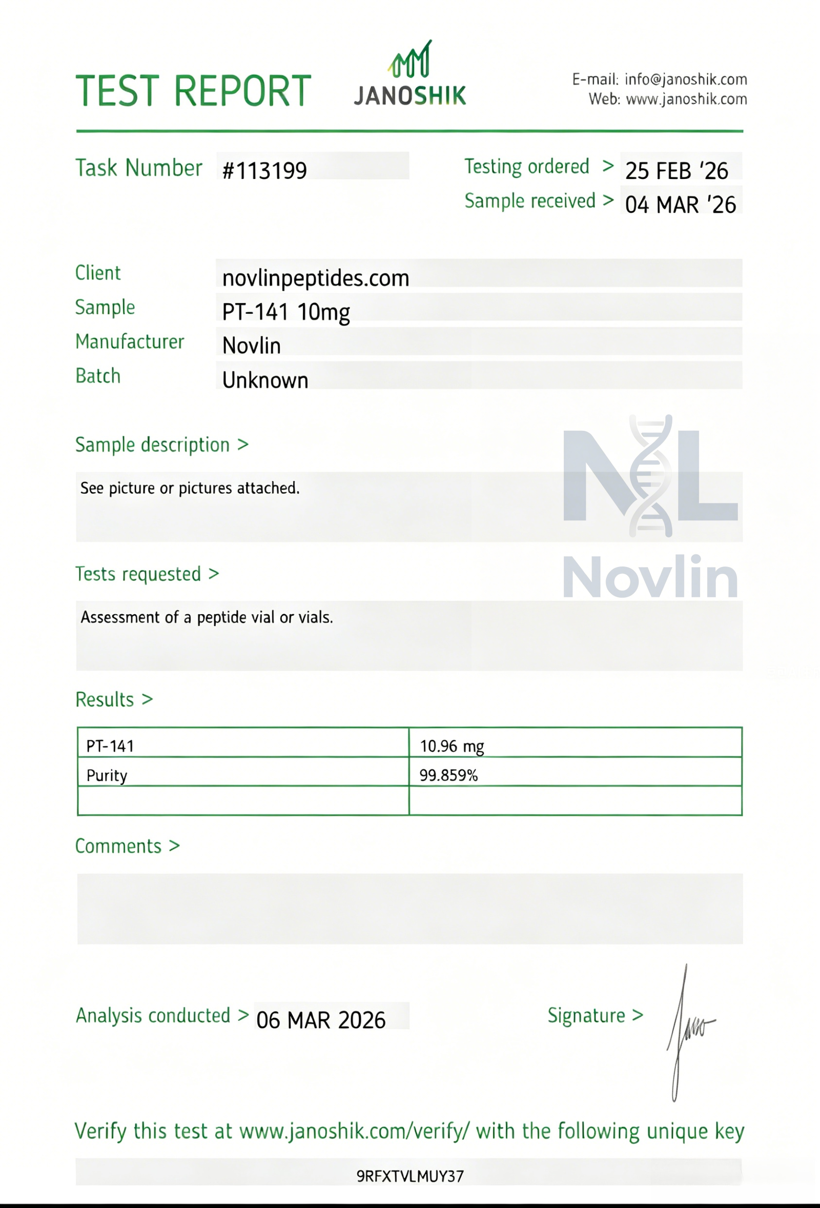 COA Certificate 22