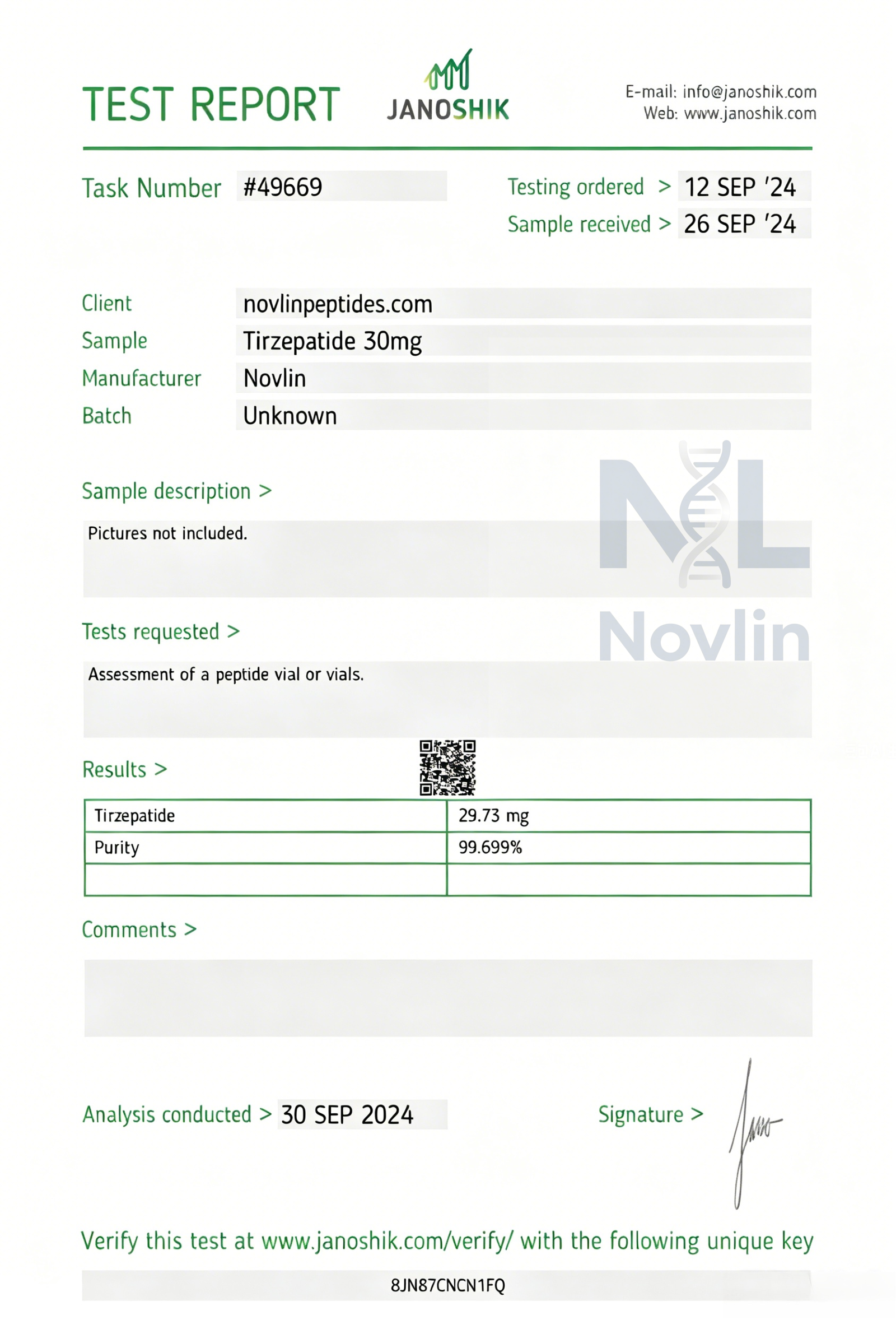 COA Certificate 23