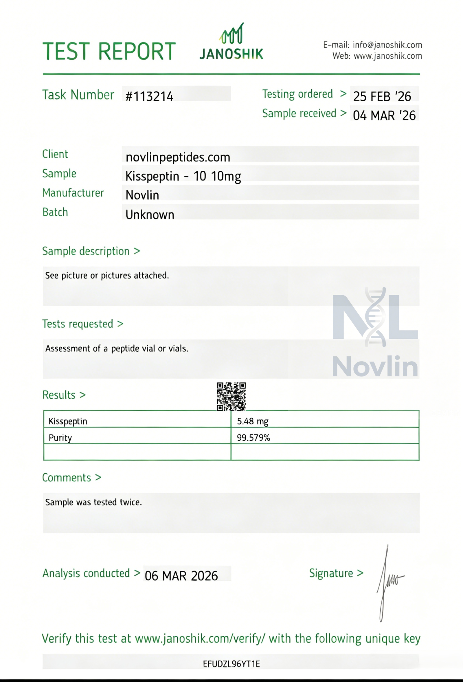 COA Certificate 4