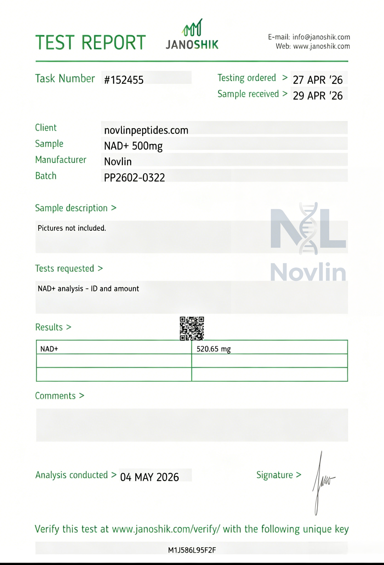 COA Certificate 7